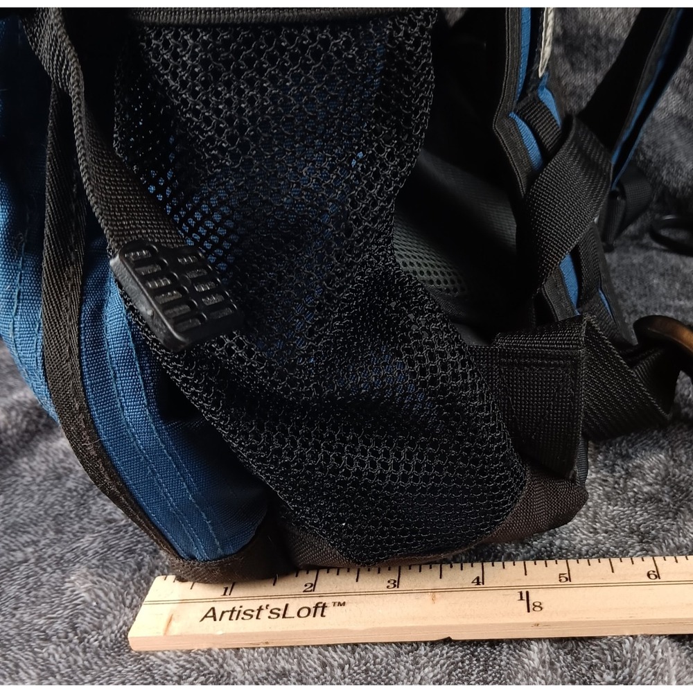High Sierra Backpack Blue Gray School Travel Hiking Book Bag - Picture 16 of 16